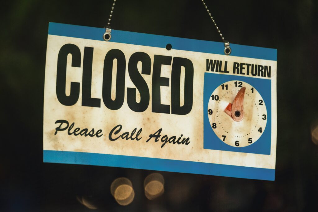 Big Box Stores CLOSED
